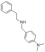 结构式 CAS# 436099-99-9, 二甲基-[4-(苯乙基氨基-甲基)-苯基]-胺