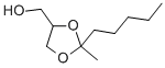 CAS#: 4361-59-5， 2-Methyl-2-pentyl-1,3-dioxolane-4-methanol