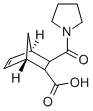 结构式 CAS# 436811-25-5, 3-(吡咯烷-1-羰基)-双环[2.2.1]庚-5-烯-2-羧酸