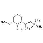 CAS#: 439084-99-8， 2-Methyl-2-Propanyl (2R,3R)-3-Ethyl-2-Methyl-1-Piperidinecarboxylate
