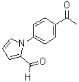 结构式 CAS# 439094-81-2, 1-(4-乙酰基苯基)-1H-吡咯-2-甲醛