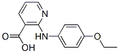 structure of CAS# 4394-10-9, 2-[(4-Ethoxyphenyl)Amino]Nicotinic Acid