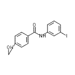 structure of CAS# 443895-16-7, 4-(Hydroxymethyl)-N-(3-Iodophenyl)Benzamide;4-(Hydroxymethyl)-N-(3-iodophenyl)benzamide;4-(Hydroxyméthyl)-N-(3-iodophényl)benzamide;4-(Hydroxymethyl)-N-(3-iodphenyl)benzamid
