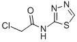 structure of CAS# 4454-63-1, 2-Chloro-N-1,3,4-Thiadiazol-2-Ylacetamide;2-Chloro-N-(1,3,4-Thiadiazol-2-Yl)Ethanamide;Zinc01869581;Sbb007072