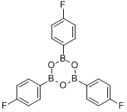 结构式 CAS# 448-59-9, 2,4,6-三(4-氟苯基)环硼氧烷