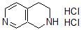 structure of CAS# 449175-32-0, 1,2,3,4-Tetrahydro-2,7-Naphthyridine Hydrochloride (1:2);1,2,3,4-Tetrahydro-2,7-Naphthyridine Hydrochloride (1:2);1,2,3,4-TETRAHYDRO-[2,7]NAPHTHYRIDINE DIHYDROCHLORIDE