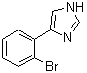 结构式 CAS# 450415-78-8, 4-(2-溴苯基)-1H-咪唑