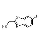 CAS 登录号：452-41-5， (6-氟-1,3-苯并噻唑-2-基)甲硫醇