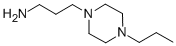 结构式 CAS# 4553-24-6, 3-(4-丙基哌嗪-1-基)丙-1-胺