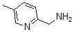 structure of CAS# 45715-08-0, 5-Methyl-2-Pyridinemethanamine;(5-METHYLPYRIDIN-2-YL)METHANAMINE;(5-Methylpyridin-2-Yl)Methylamine