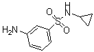 结构式 CAS# 459434-39-0, 3-氨基-N-环丙基-苯磺酰胺