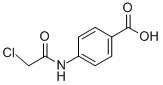 结构式 CAS# 4596-39-8, 4-(2-氯乙酰氨基)苯甲酸