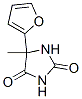 structure of CAS# 4615-71-8, 5-(2-Furyl)-5-Methylimidazolidine-2,4-Dione;5-(2-Furyl)-5-Methyl-Imidazolidine-2,4-Dione;5-(2-Furyl)-5-Methylimidazolidine-2,4-Dione;5-(2-Furyl)-5-Methyl-Hydantoin