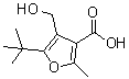 结构式 CAS# 462068-43-5, 4-(羟基甲基)-2-甲基-5-(2-甲基-2-丙基)-3-糠酸
