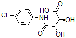 结构式 CAS# 46834-56-4, (2S,3S)-4-[(4-氯苯基)氨基]-2,3-二羟基-4-氧代-丁酸