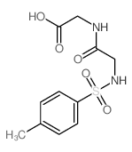CAS#: 4703-34-8， ({[(4-Methylphenyl)Sulfonyl]Amino}Acetyl)Amino]Acetic Acid
