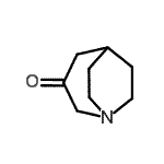 结构式 CAS# 473795-47-0, 1-氮杂双环[3.2.2]壬烷-3-酮