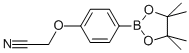 structure of CAS# 475272-13-0, 4-Cyanomethoxy-Phenylboronic Acid, Pinacol Ester;Bm347