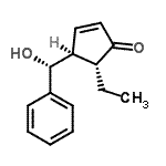 CAS#: 477293-85-9， (4S,5R)-5-Ethyl-4-[(R)-Hydroxy(Phenyl)Methyl]-2-Cyclopenten-1-One