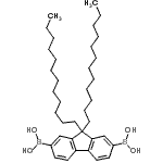 结构式 CAS# 480424-86-0, (9,9-双十二烷基-9H-芴-2,7-二基)二硼酸