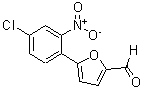 structure of CAS# 480439-09-6, 5-(4-Chloro-2-Nitrophenyl)-2-Furancarboxaldehyde;5-(4-Chloro-2-Nitro-Phenyl)Furan-2-Carbaldehyde;5-(4-Chloro-2-Nitrophenyl)-2-Furancarboxaldehyde;5-(4-Chloro-2-Nitro-Phenyl)Furfural