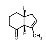 CAS 登录号：484067-13-2， (3aR,7aR)-3-甲基-1,3A,5,6,7,7A-六氢-4H-茚-4-酮