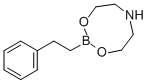 structure of CAS# 4848-04-8, 2-Phenylethyl-1-Boronic Acid Diethanolamine Ester;2-Phenylethyl-1-Boronic Acid Diethanolamine Cyclic Ester;2-Phenylethyl-1-Boronic Acid Diethanolamine Ester, 98+%;2-PHENYLETHYL-1-BORONIC ACID DIETHANOLAMINE ESTER