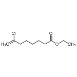 structure of CAS# 485320-22-7, Ethyl 7-Chloro-7-Octenoate;ethyl 7-chloro-7-octenoate;Ethyl 7-chlorooct-7-enoate;Ethyl 7-chlorooct-7-enoate 97%