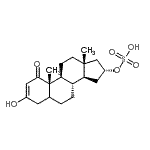 CAS#: 4873-65-8， (16alpha)-3-Hydroxy-1-Oxoandrost-2-En-16-Yl Hydrogen Sulfate