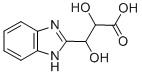 structure of CAS# 49671-84-3, 3-(1 H-Benzoimidazol-2-Yl)-2,3-Dihydroxy-Propionic Acid;(2S,3S)-3-(1H-Benzimidazol-2-Yl)-2,3-Dihydroxy-Propanoate;(2S,3S)-3-(1H-Benzimidazol-2-Yl)-2,3-Dihydroxy-Propionate;Zinc00281472