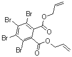 structure of CAS# 49693-09-6, 3,4,5,6-Tetrabromo-1,2-Benzenedicarboxylicacid 1,2-Di-2-Propen-1-Yl Ester;Diallyl 3,4,5,6-Tetrabromobenzene-1,2-Dicarboxylate;3,4,5,6-Tetrabromobenzene-1,2-Dicarboxylic Acid Diallyl Ester;Diallyl 3,4,5,6-Tetrabromophthalate