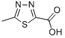 structure of CAS# 501698-31-3, 5-Methyl-1,3,4-Thiadiazole-2-Carboxylic acid;1,3,4-Thiadiazole-2-Carboxylicacid,5-Methyl-(9CI);5-Methyl-1,3,4-Thiadiazole-2-Carboxylic Acid