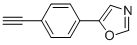 structure of CAS# 501944-63-4, 5-(4-Ethynylphenyl)-1,3-Oxazole;5-(4-Ethynylphenyl)-1,3-Oxazole 97%;4-(1,3-Oxazol-5-Yl)Phenylacetylene;5-(4-ETHYNYLPHENYL)-1,3-OXAZOLE