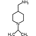 structure of CAS# 503126-34-9, 1-(1-Isopropyl-4-Piperidinyl)Methanamine;(1-isopropylpiperidin-4-yl)methanamine;(1-Isopropyl-piperidin-4-yl)-methyl-amine;[(1-isopropylpiperidin-4-yl)methyl]amine