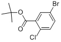 structure of CAS# 503555-23-5, Tert-Butyl 5-Bromo-2-Chlorobenzoate;Tert-Butyl 5-Bromo-2-Chlorobenzoate