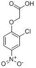 structure of CAS# 5037-04-7, (2-Chloro-4-Nitrophenoxy)Acetic Acid;2-(2-Chloro-4-Nitro-Phenoxy)Acetic Acid;2-(2-Chloro-4-Nitro-Phenoxy)Ethanoic Acid;Nsc124419