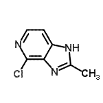 CAS#: 50432-65-0， 4-Chloro-2-Methyl-1H-Imidazo[4,5-c]Pyridine
