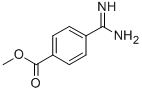 structure of CAS# 50466-15-4, 4-Methoxycarbonylbenzamidine Dihydrochloride;Benzoic Acid, 4-(Aminoiminomethyl)-, Methyl Ester (9CI);4-(AMINOIMINOMETHYL)-BENZOIC ACID, METHYL ESTER;4-METHOXYCARBONYLBENZAMIDINE DIHYDROCHLORIDE