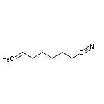 structure of CAS# 5048-29-3, 7-Octenenitrile;7-Octenenitrile;MFCD07698611;Oct-7-enenitrile