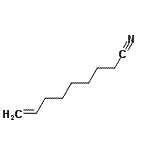 structure of CAS# 5048-34-0, 8-Nonenenitrile;8-Nonenenitrile;MFCD09801067;Non-8-enenitrile