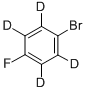 结构式 CAS# 50592-31-9, 4-溴氟苯-D4