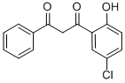 结构式 CAS# 5067-25-4, 1-(5-氯-2-羟基苯基)-3-苯基-1,3-丙烷二酮