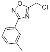 structure of CAS# 50737-31-0, 5-(Chloromethyl)-3-(3-Methylphenyl)-1,2,4-Oxadiazole;5-CHLOROMETHYL-3-M-TOLYL-[1,2,4]OXADIAZOLE