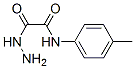 structure of CAS# 50785-58-5, 2-Hydrazino-N-(4-Methylphenyl)-2-Oxoacetamide;2-Hydrazino-N-(4-Methylphenyl)-2-Oxo-Acetamide;2-Hydrazino-N-(4-Methylphenyl)-2-Oxoacetamide;2-Hydrazino-2-Keto-N-(4-Methylphenyl)Acetamide