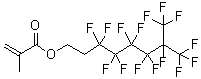 结构式 CAS# 50836-66-3, 2-(全氟-5-甲基己基)乙基甲基丙烯酸酯