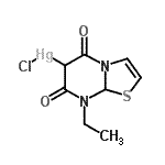 CAS#: 50979-29-8， Chloro(8-Ethyl-5,7-Dioxo-6,7,8,8A-Tetrahydro-5H-[1,3]Thiazolo[3,2-a]Pyrimidin-6-Yl)Mercury