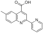 结构式 CAS# 5110-01-0, 6-甲基-2-吡啶-2-基喹啉-4-羧酸