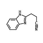 CAS 登录号：51100-82-4， 3-(1H-苯并咪唑-2-基)丙腈