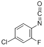 structure of CAS# 51163-28-1, 4-Chloro-2-Fluorophenyl Isocyanate;4-CHLORO-2-FLUOROPHENYL ISOCYANATE  97