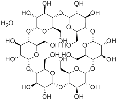 structure of CAS# 51211-51-9, alpha-Cyclodextrin Hydrate;Alpha-Cyclodextrin Hydrate, 98+% 25GR;Alpha-Cyclodextrin Hydrate, 98+% 5GR;ALPHA-SCHARDINGER DEXTRIN HYDRATE